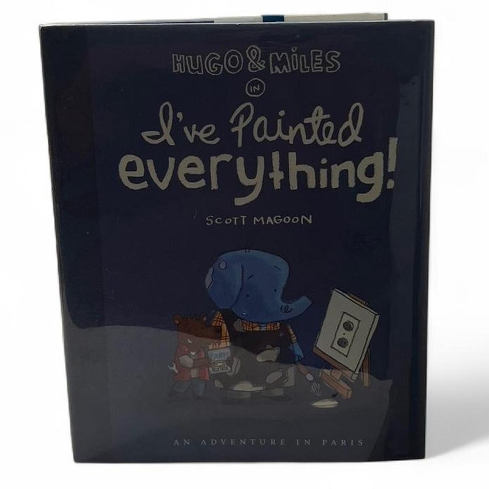Signed Hardcover Children’s Book Hugo I’ve Painted Everything Adventure in Paris